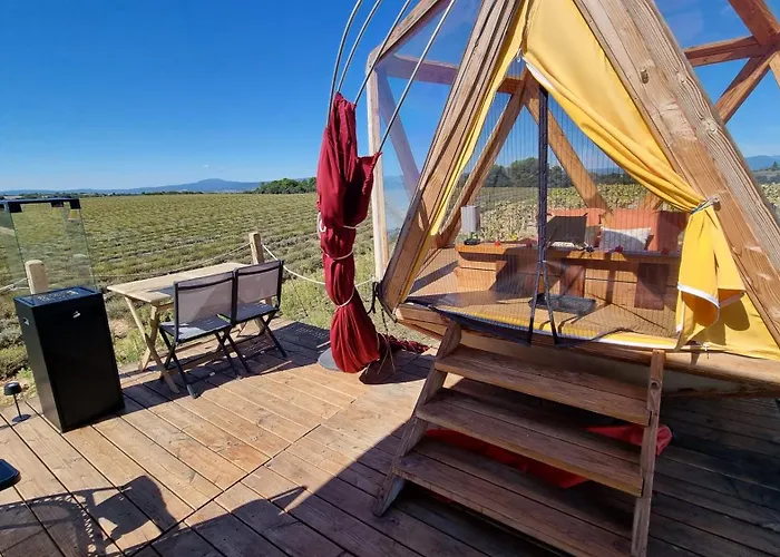 Luxury tent La Bulle Ico Valensole